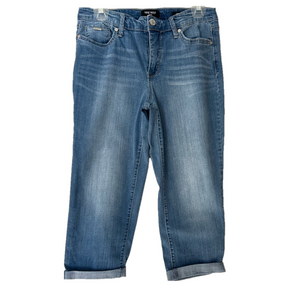 Nine West Women's Stretch Chrystie Capri Jeans Size 8